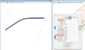 Tworzenie poprzeczek OpenRoads Designer