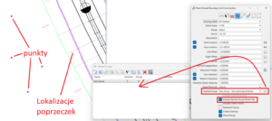 OpenRoads Designer - Named Groups - Przekroje poprzeczne