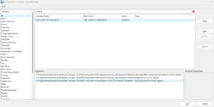 OpenRoads Designer Configuration Variables