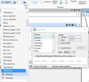 Microstation Line Styles