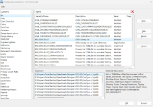 OpenRoads Designer - Configuration Variables
